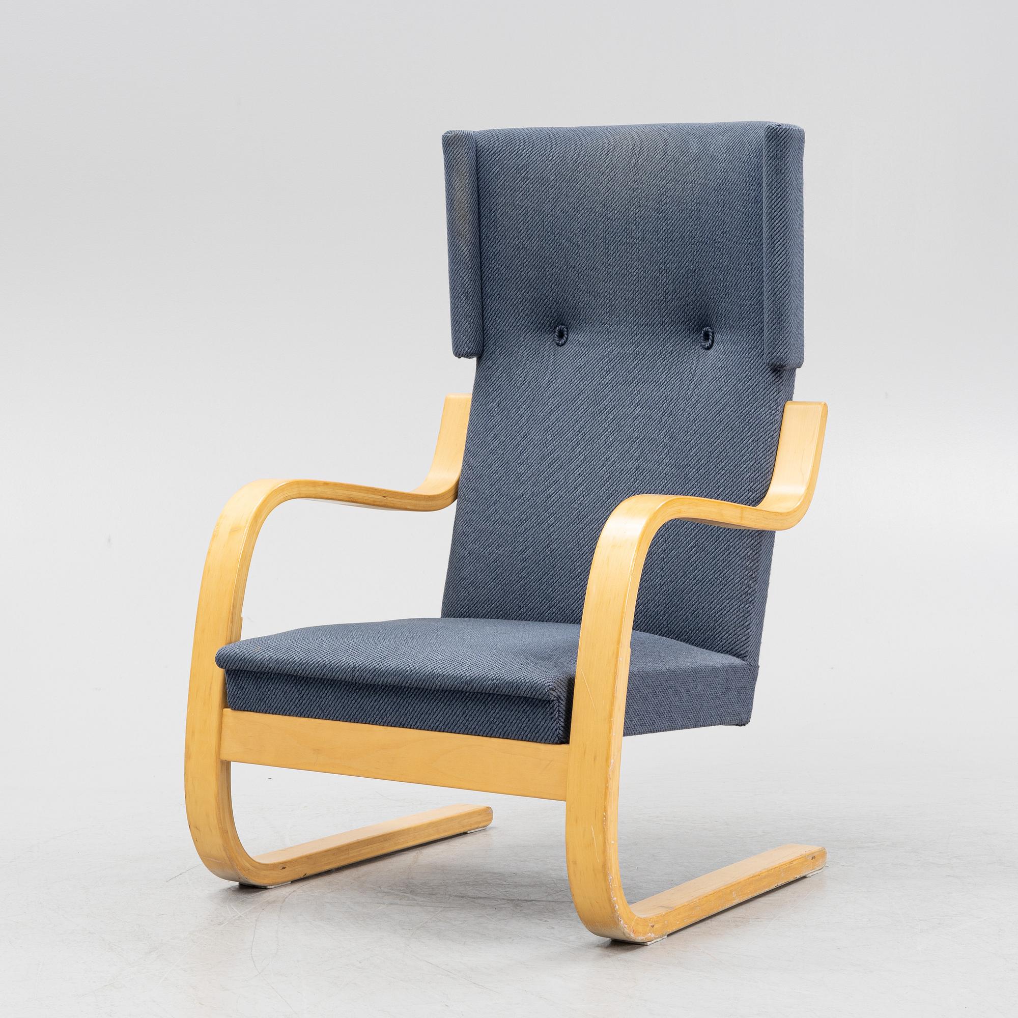 Alvar Aalto, a model 401 armchair, Artek, Finland.