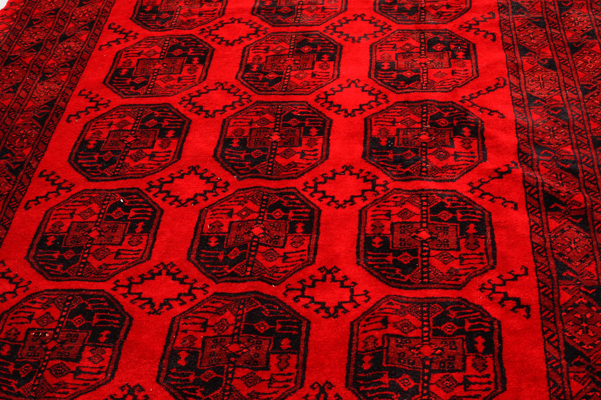 An Afghan rug, old, ca 280 x 210 cm.