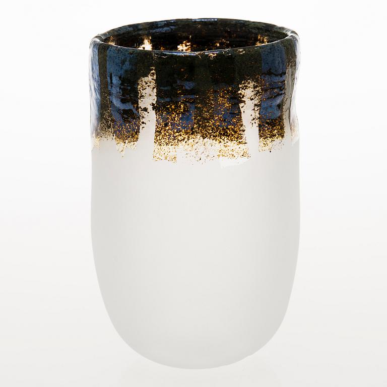 TIINA NORDSTRÖM, a 'Castle' art glass, signed Tiina Nordström Iittala 1993/1995.