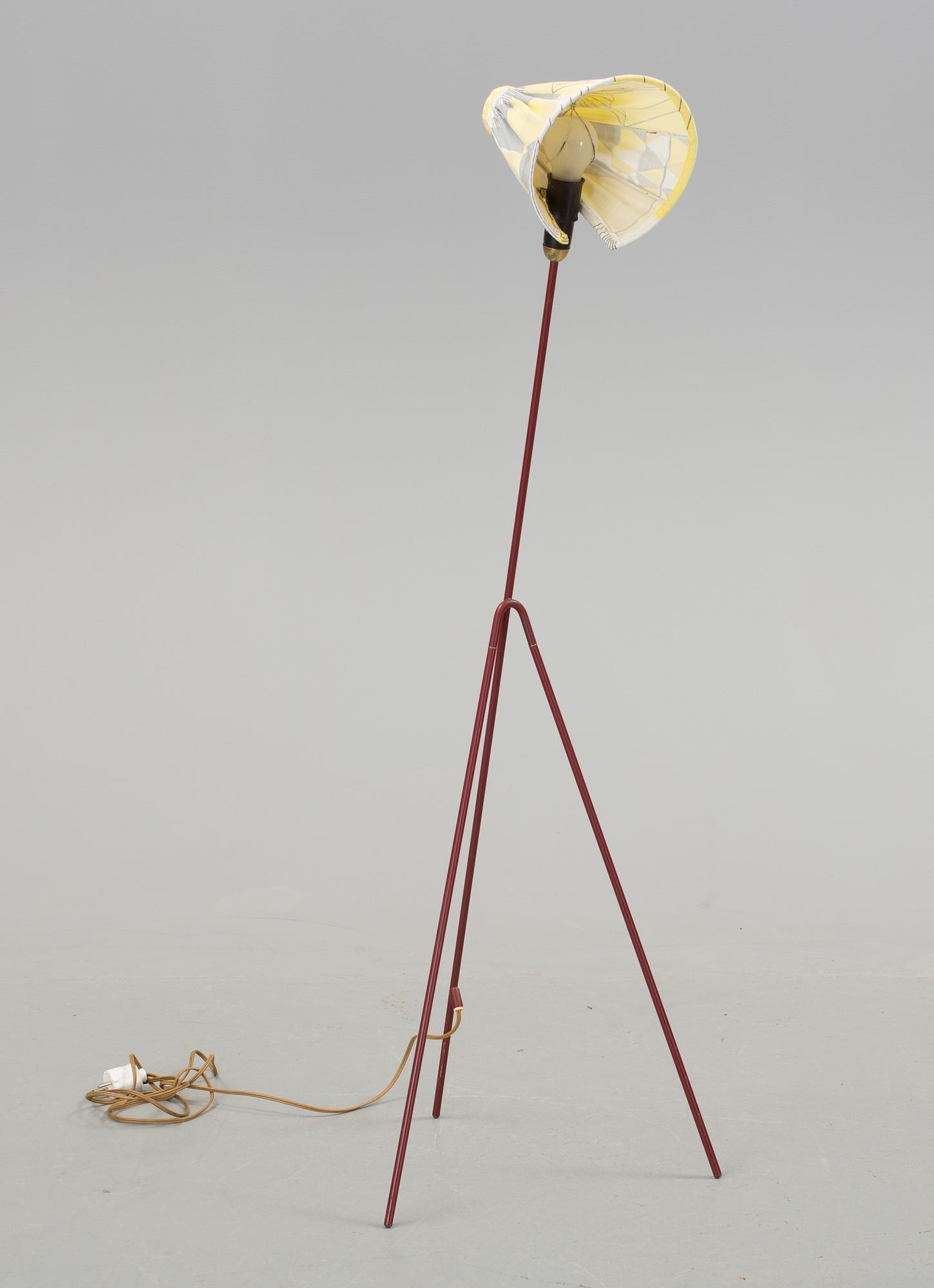 GOLVLAMPA, 1950-tal, märkt "ESAE 58".