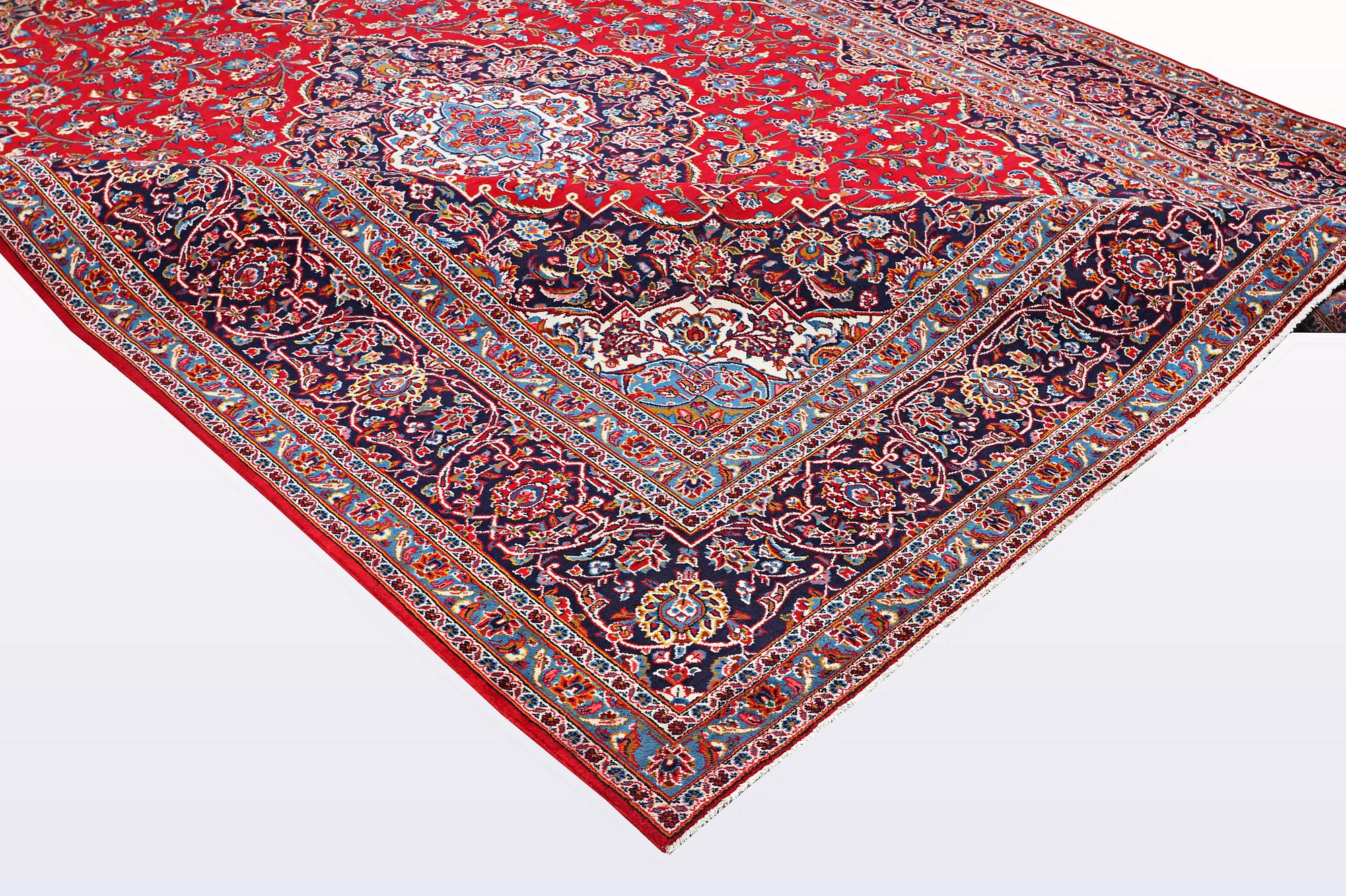 Matto, Kashan, ca 422 x 309 cm.