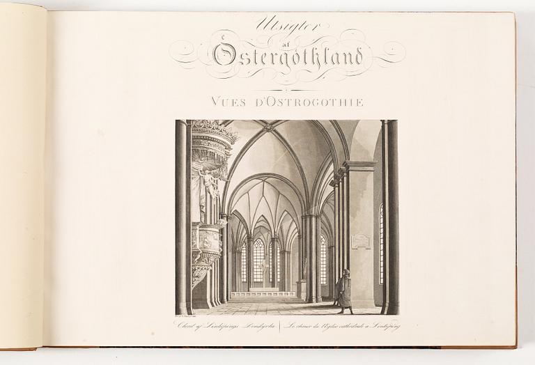 ULRIK THERSNER & THORA THERSNER, 4 vol, "Fordna och närvarande Sverige", Stockholm 1828-1867.