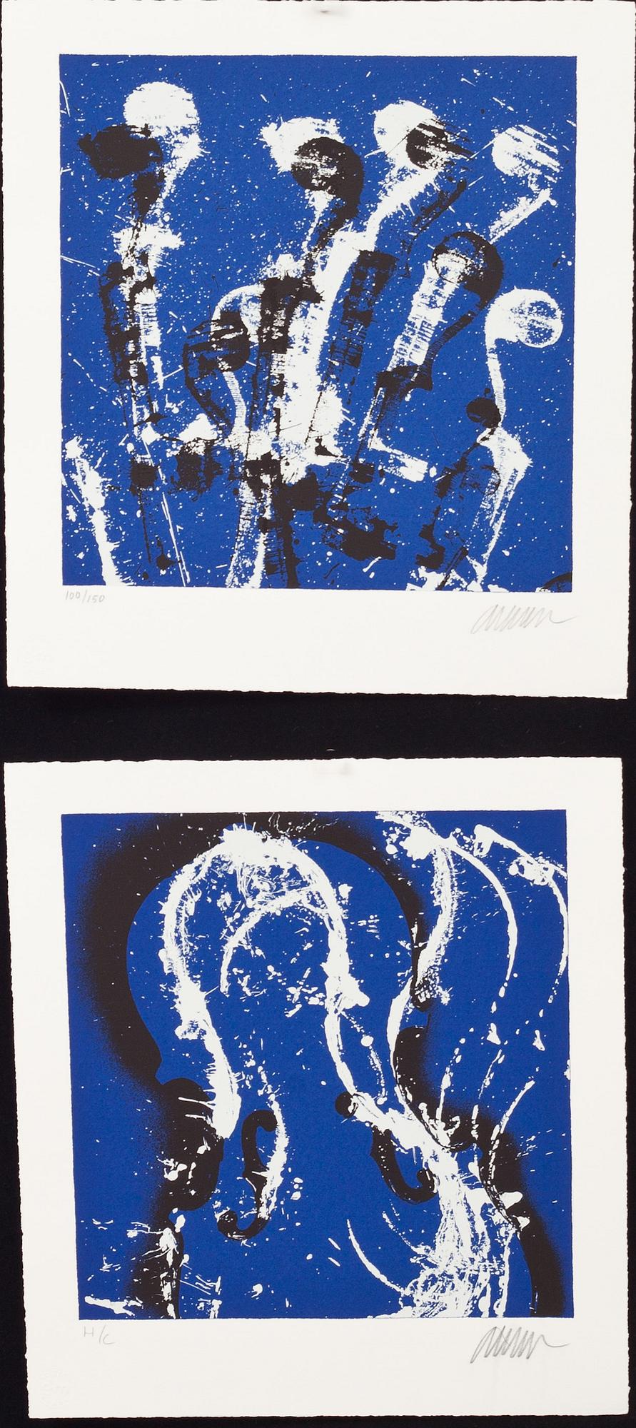 FERNANDEZ ARMAN, 2 st. Färglitografier, signerade och numrerade HC resp 100/150.