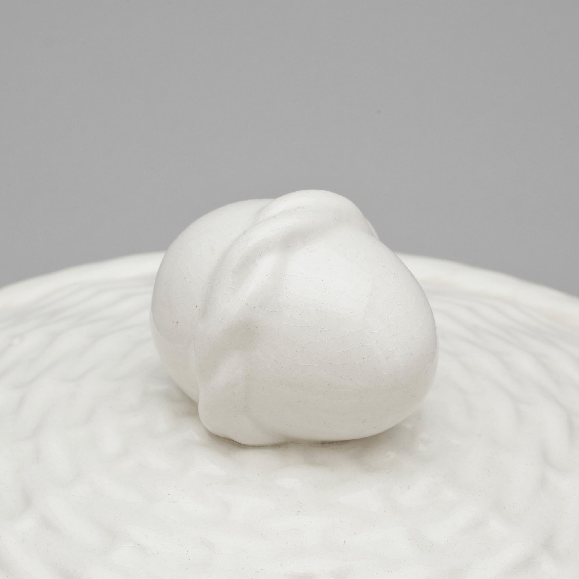 ÄGGTERRIN, flintgods, Rörstrand, 1900-talets början.