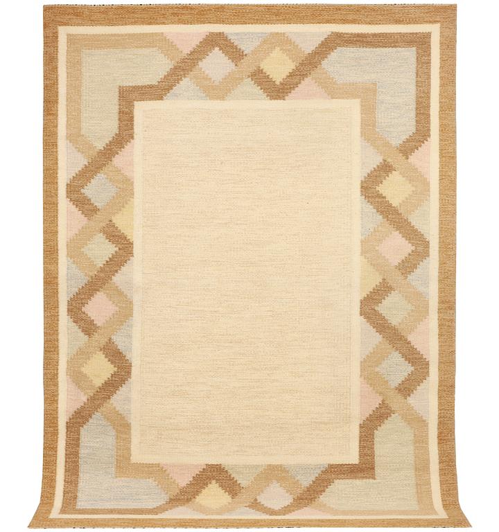 Anna-Johanna Ångström, a flat weave rug c. 230 x 162 cm.