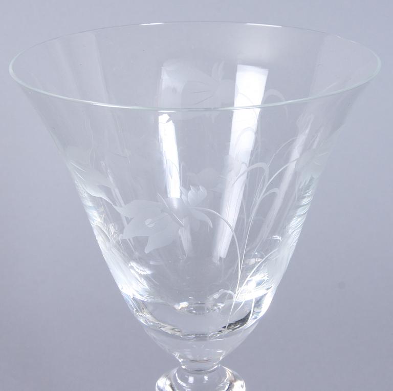 VINGLAS, 10 st, 1900-talets andra hälft.