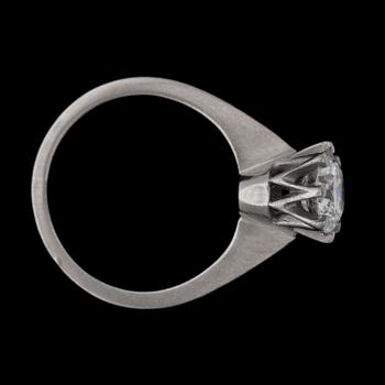 RING, diamant ca 1.14 ct. Kvalitet G/VVS-VS.