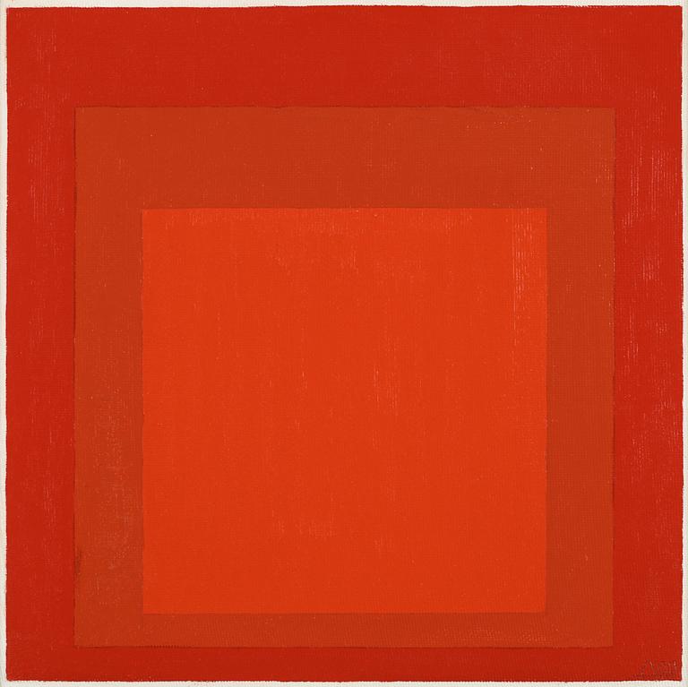 Josef Albers, "Study for Homage To The Square: 'Wet and Dry' ".
