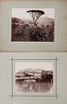 FOTOGRAFIER,  18 st, Italien 1800-talets slut.