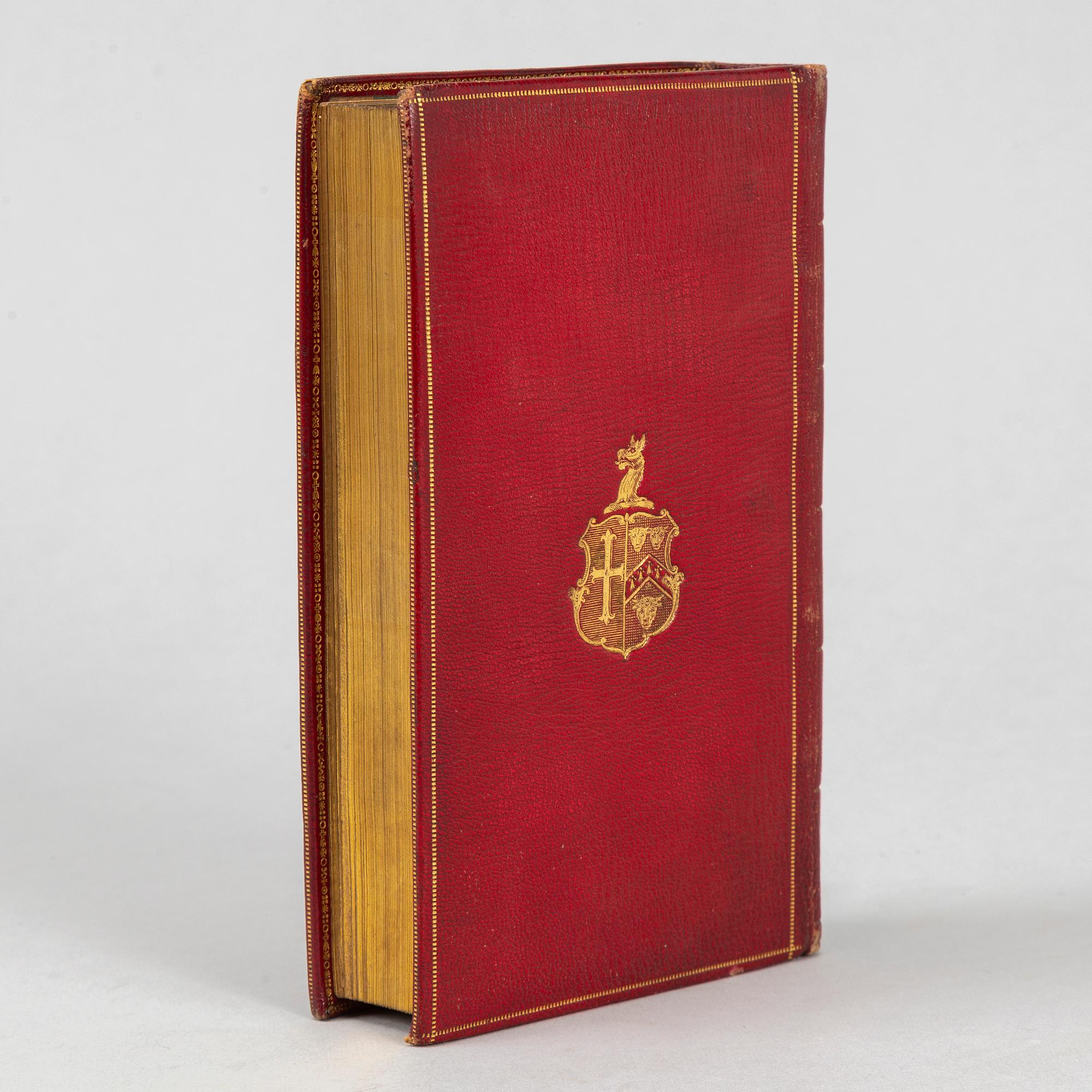 Caesar (1716) i ett vackert marokängband.