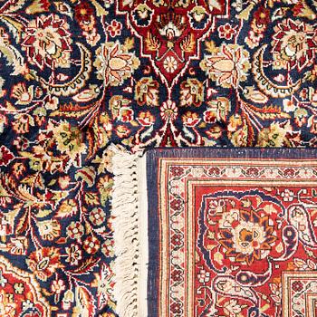 Oriental antique silk rug 189x113 cm.