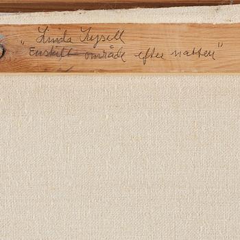 LINDA LYSELL, oil on canvas, signed Linda Lysell. "Enskilt område efter natten".