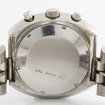 Certina, Chronolympic, wristwatch, chronograph, 43 x 43 x 14 mm.