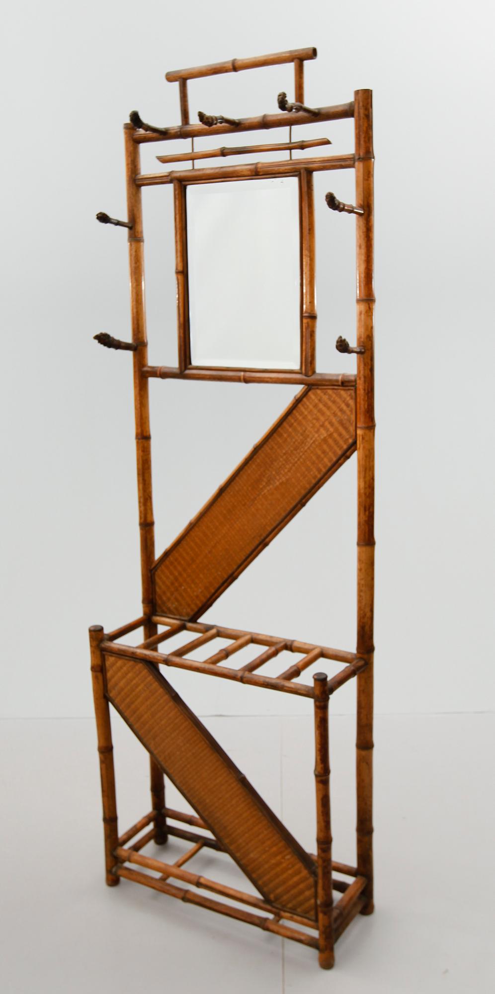 HALLMÖBEL, kolonialstil, tidigt 1900-tal.