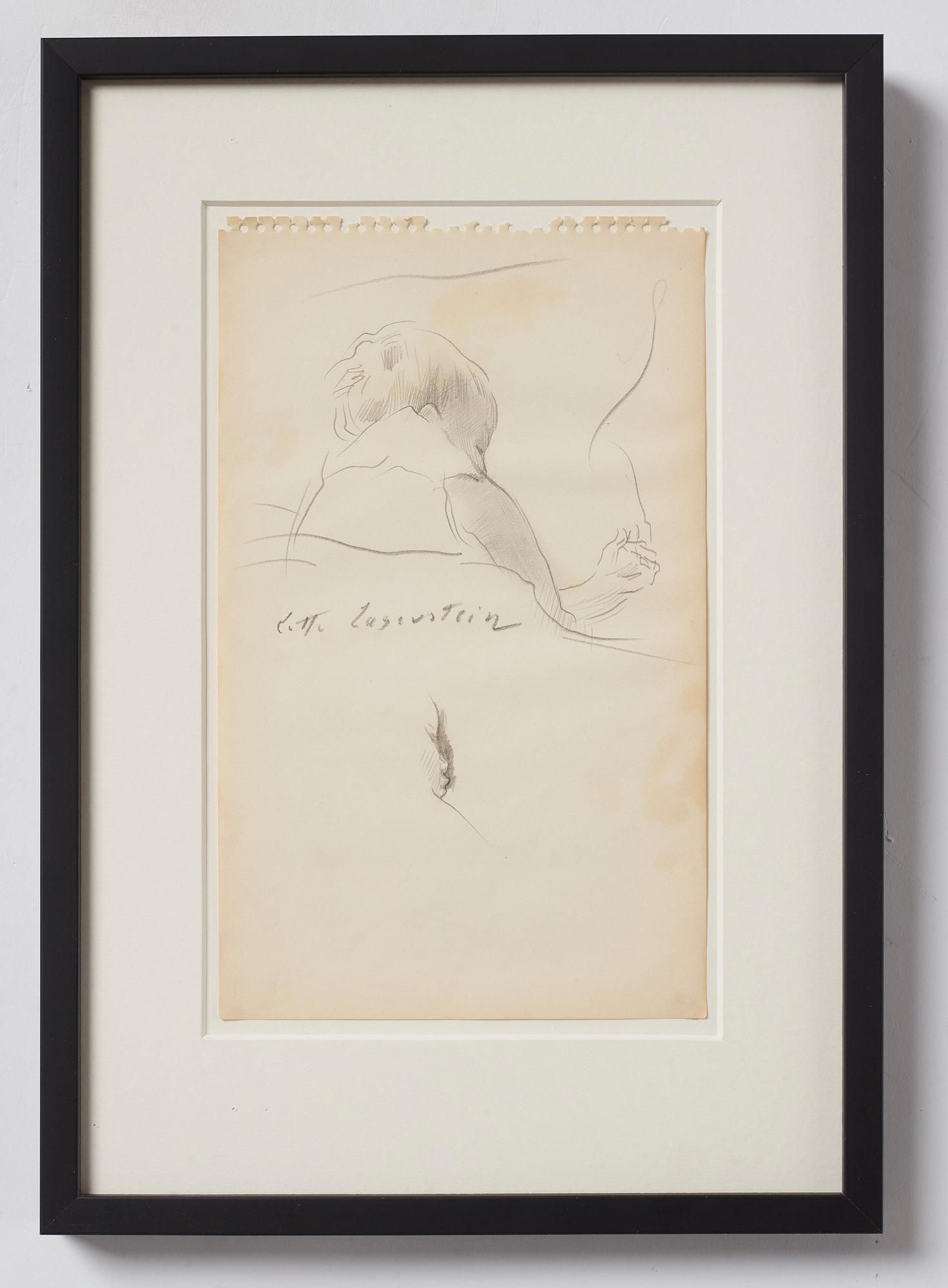 Lotte Laserstein, Sleeping baby.