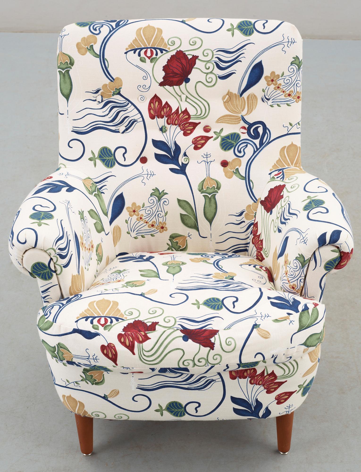 FÅTÖLJ, "Hemmakväll", Carl Malmsten.