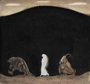 650. John Bauer, "Bianca Maria och trollen".