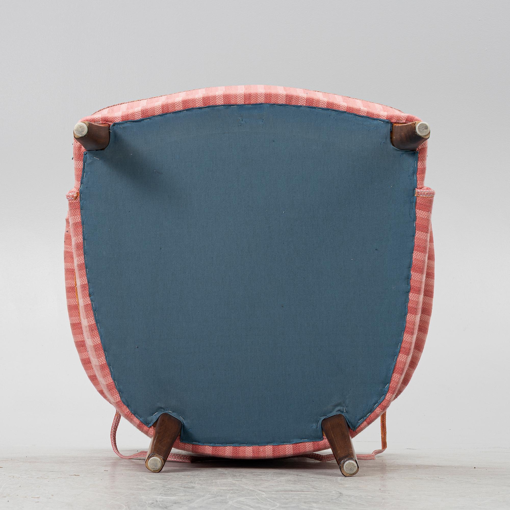 Carl Malmsten, armchair, "Farmor", second half of the 20th century.