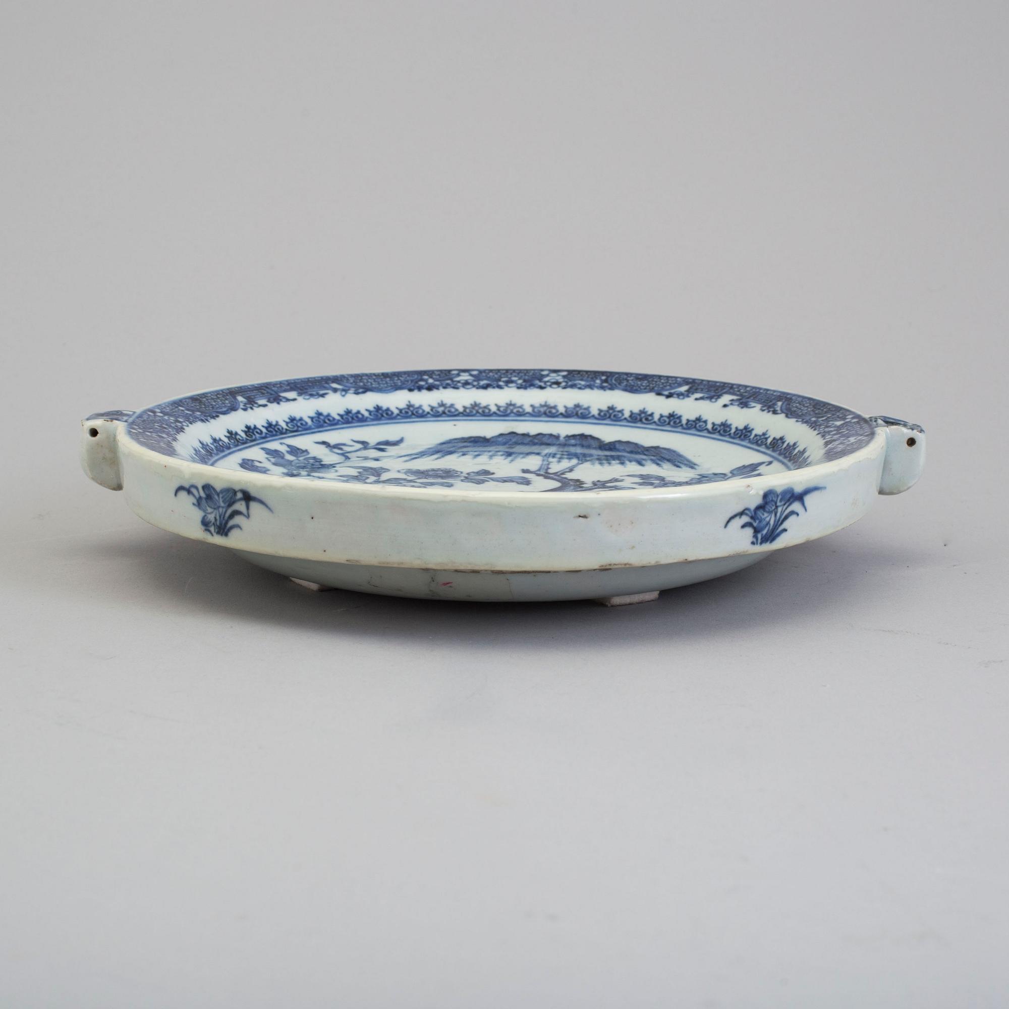 VÄRMEFAT, kompaniporslin. Qingdynastin, Qianlong (1736-95).