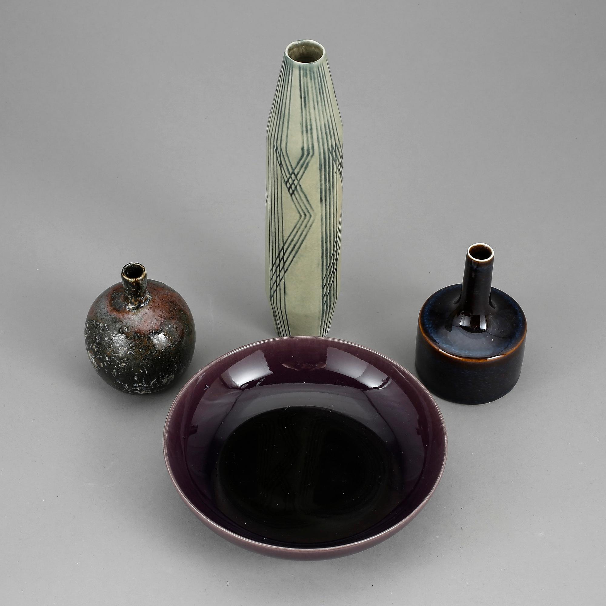 CARL-HARRY STÅLHANE, 4 delar, keramik.