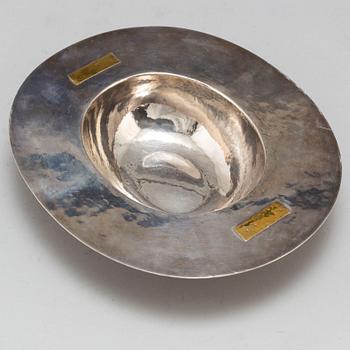 BIRGER HAGLUND, a sterling  silver bowl, Stockholm 1978.