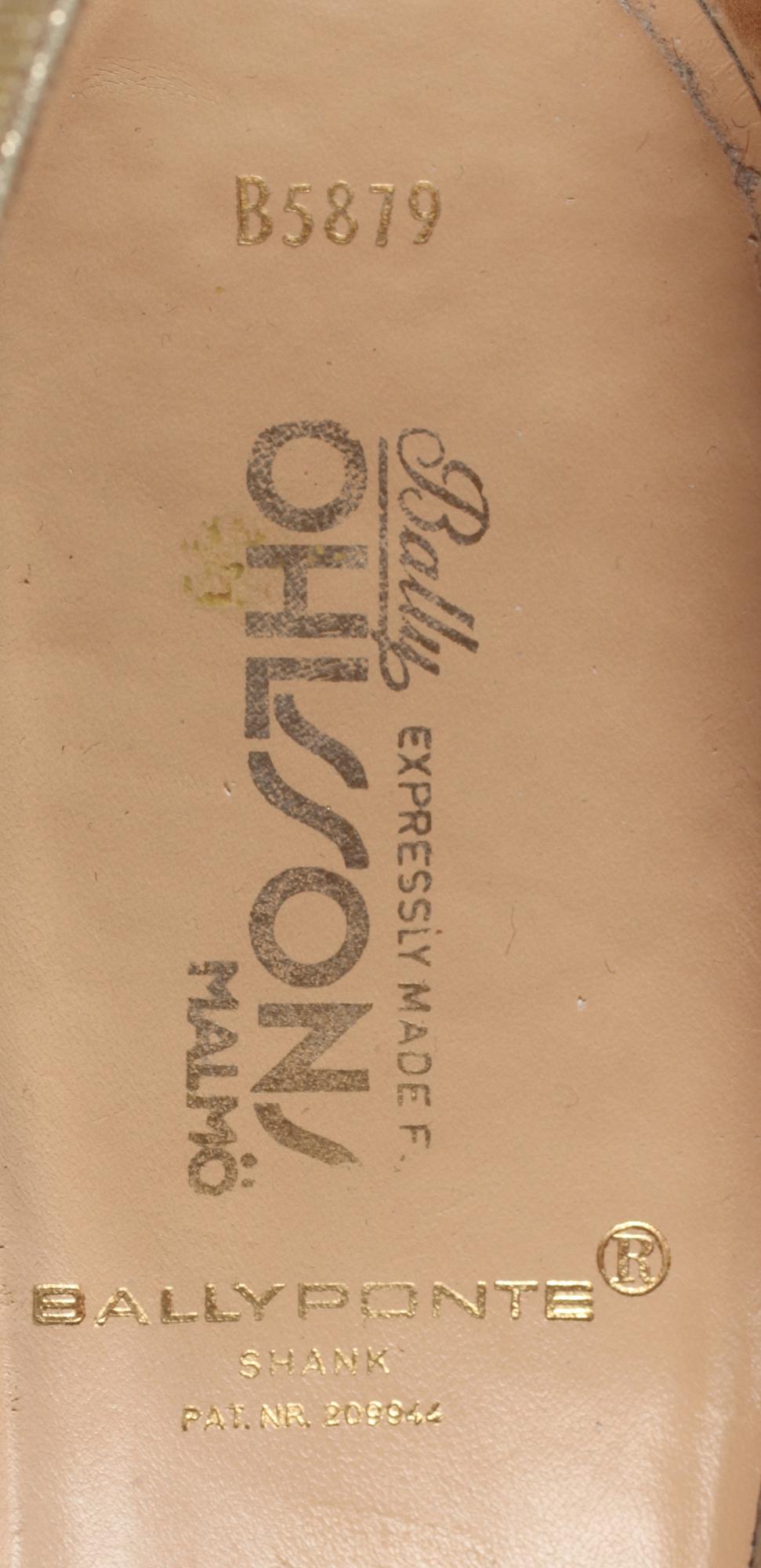 DAMSKOR, ett par, Bally, 1950/60-tal.