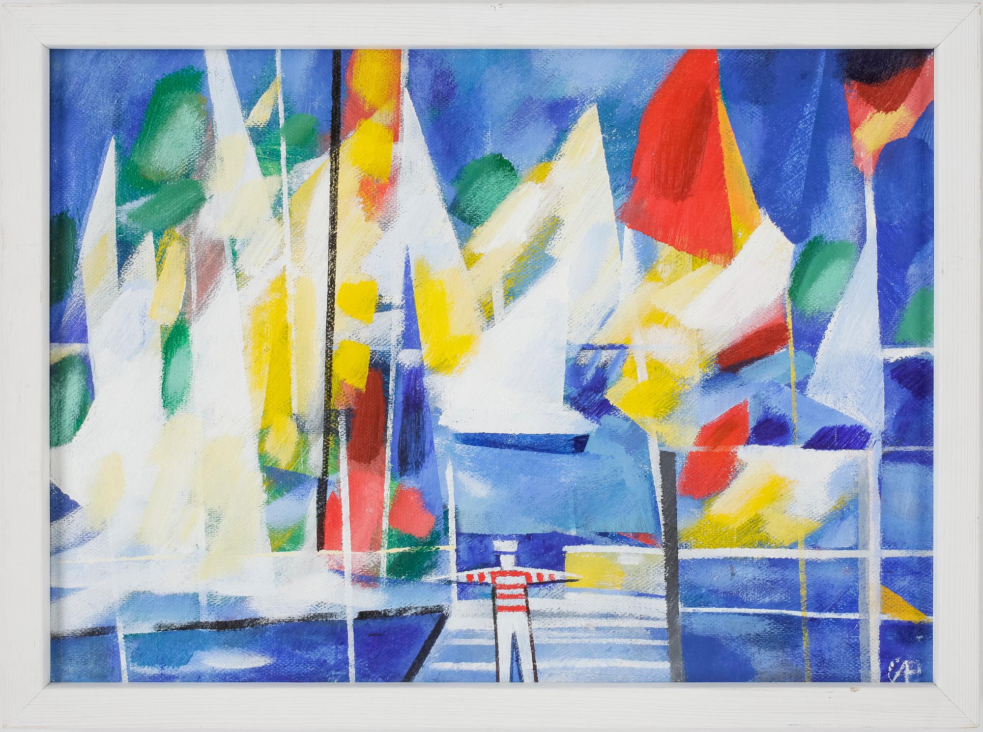 ANITA FRÖDING, olja på duk, monogramsignerad.