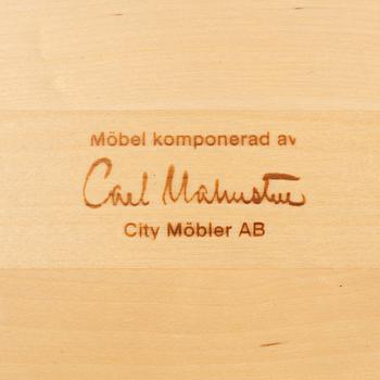 Carl Malmsten, a three-piece nesting table, 'Släden', City Möbler AB.