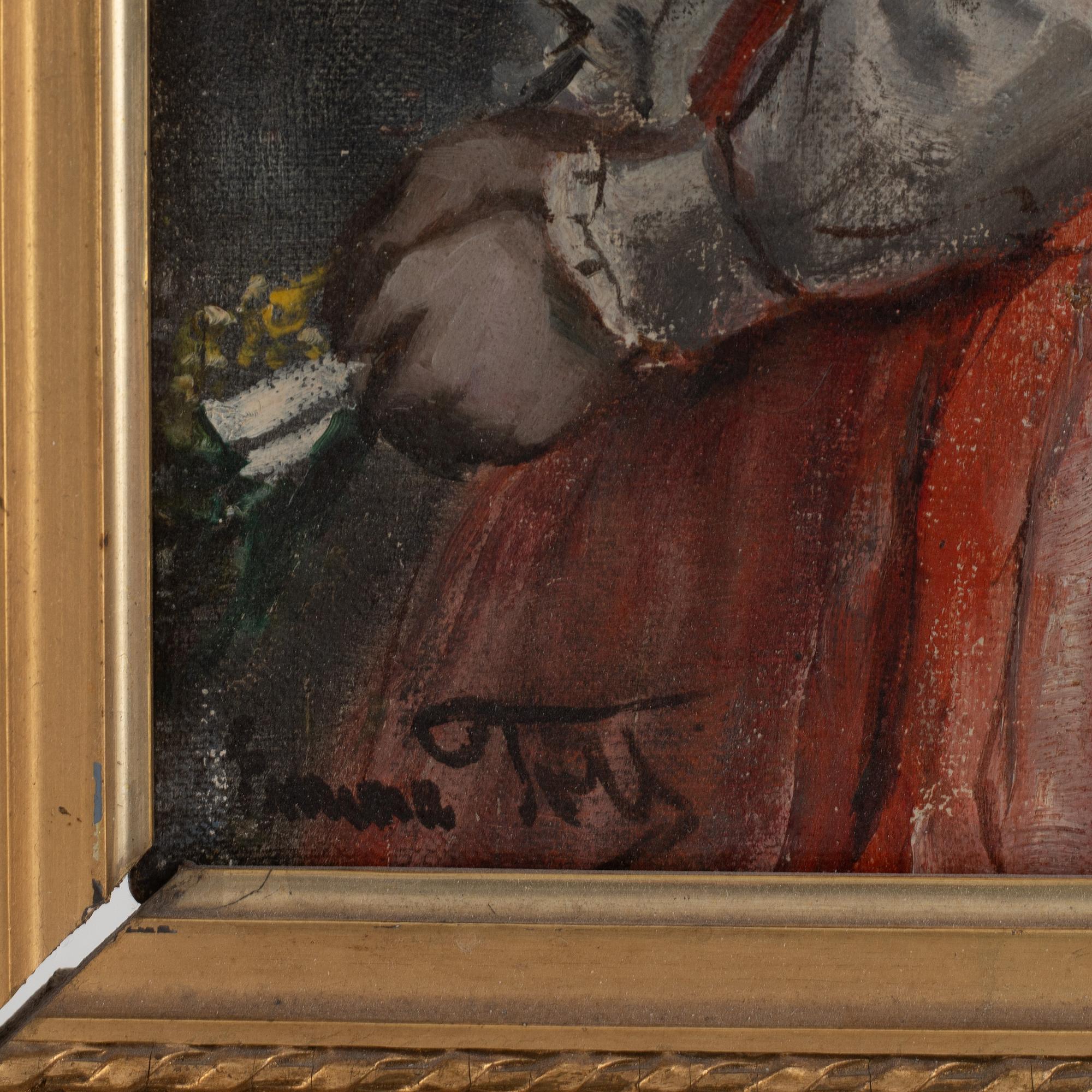 Emma Toll, Half-Length Portrait.