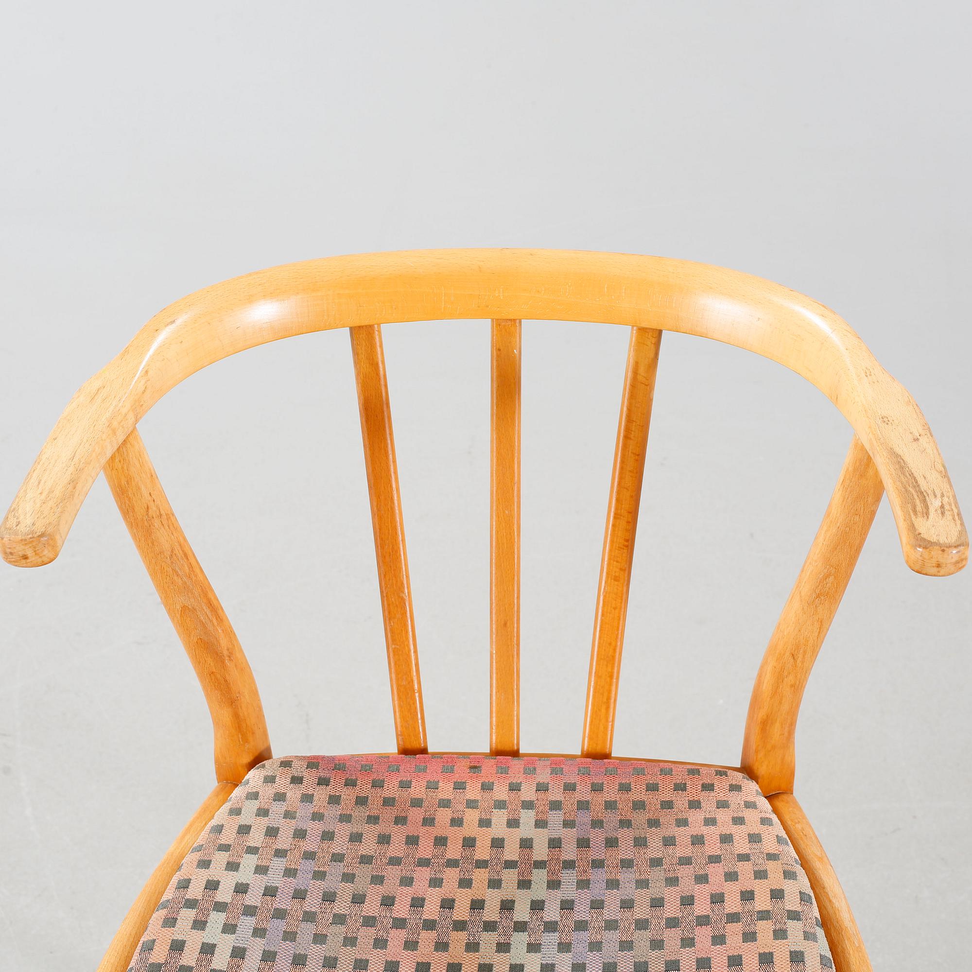 A "Nr 520" armchair, designed by Karl-Olof Westberg for Fritzon & Carlsson Stolfabrik second half of the 20th century.