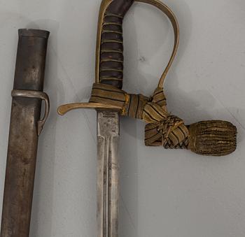 A SWEDISH SABRE, 19th century.