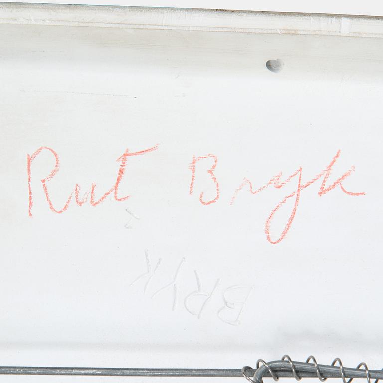 Rut Bryk, a stoneware wall relief signed a tergo BRYK.