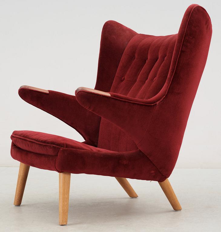 A Hans J Wegner 'Papa Bear' armchair by AP-stolen, Denmark 1950's.