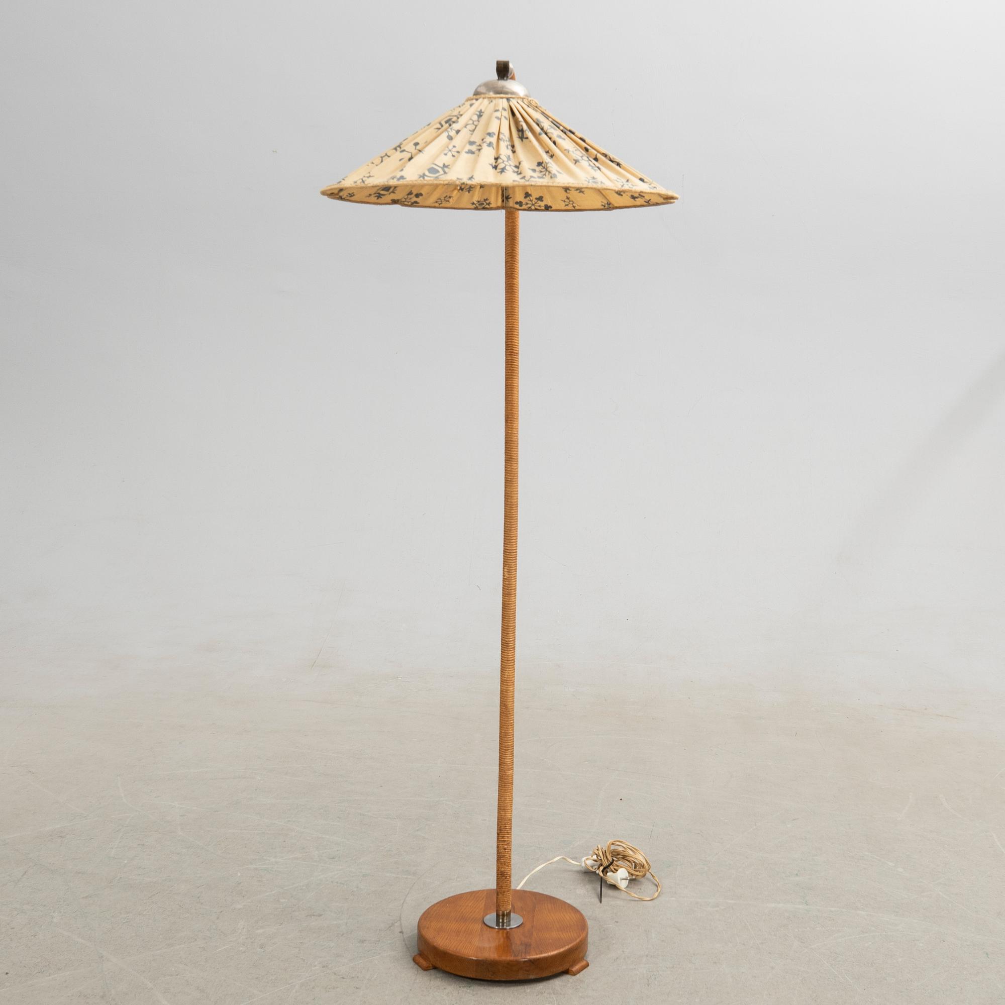 Floor lamp, Swedish Modern, circa the mid-20th century.