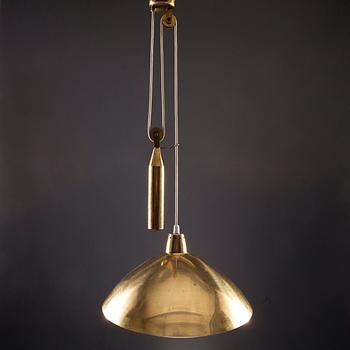 TAKLAMPA, märkt Itsu, 1900-talets mitt. Skärmens höjd 20 cm.