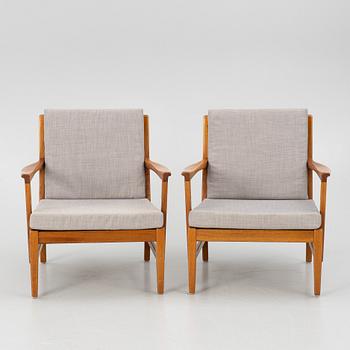 Armchairs, a pair, second half of the 20th century.