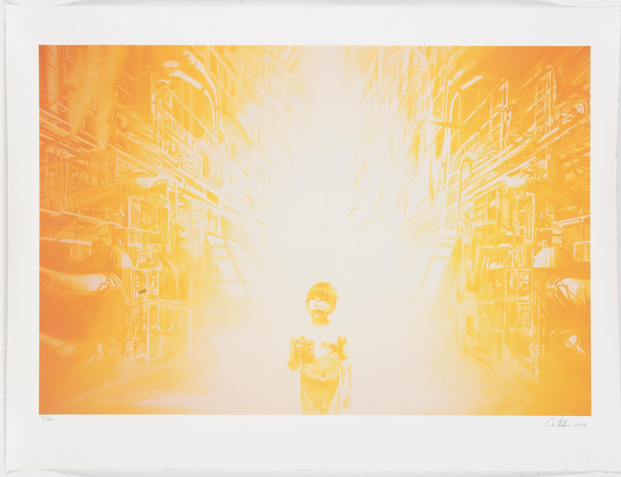 CHAD ROBERTSON, grafiskt blad, signerad och numrerat 2/50, Daterat, 2003.