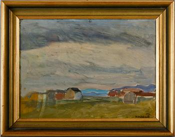 HANS RYGGEN, olja på pannå, signerad.