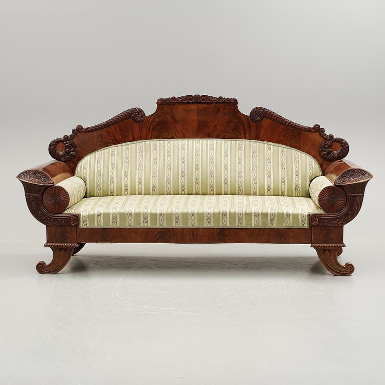 SOFFA, empirestil, sannolikt Baltikum, 1800-talets andra hälft/slut.