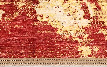 A rug, Morocco design, approx. 296 x 197 cm.