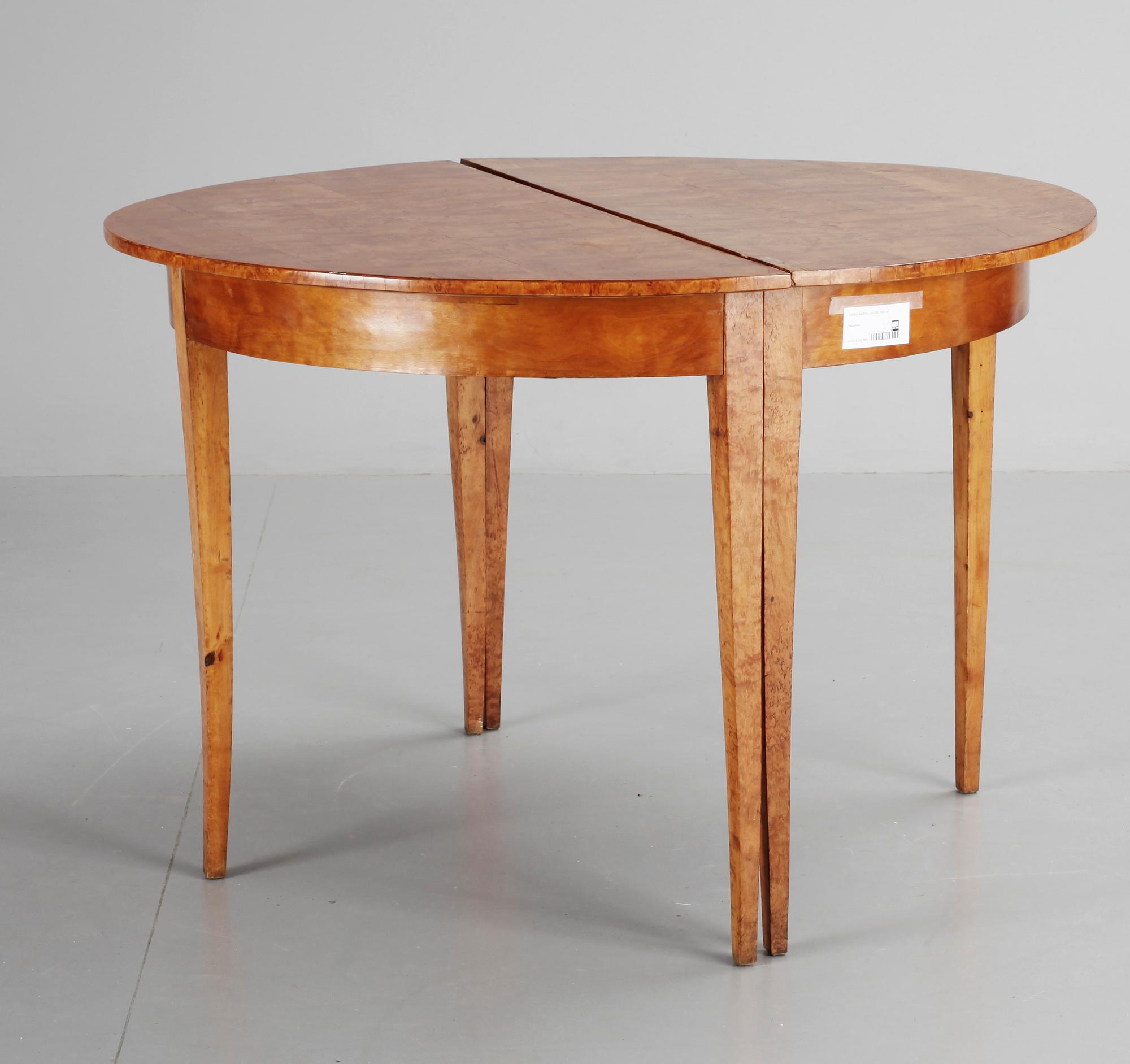 MATSALSBORD, 1800-tal.