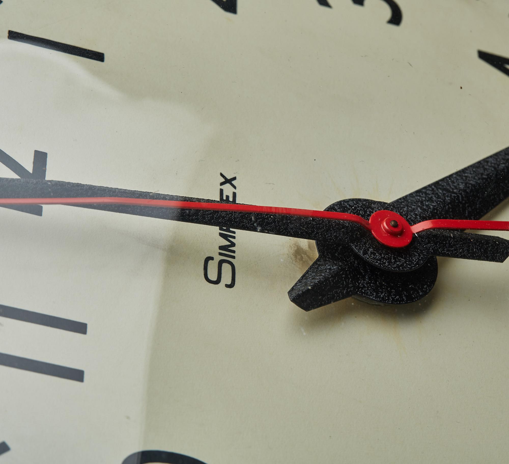 VÄGGKLOCKA, Simplex, England, 1900-talets mitt.