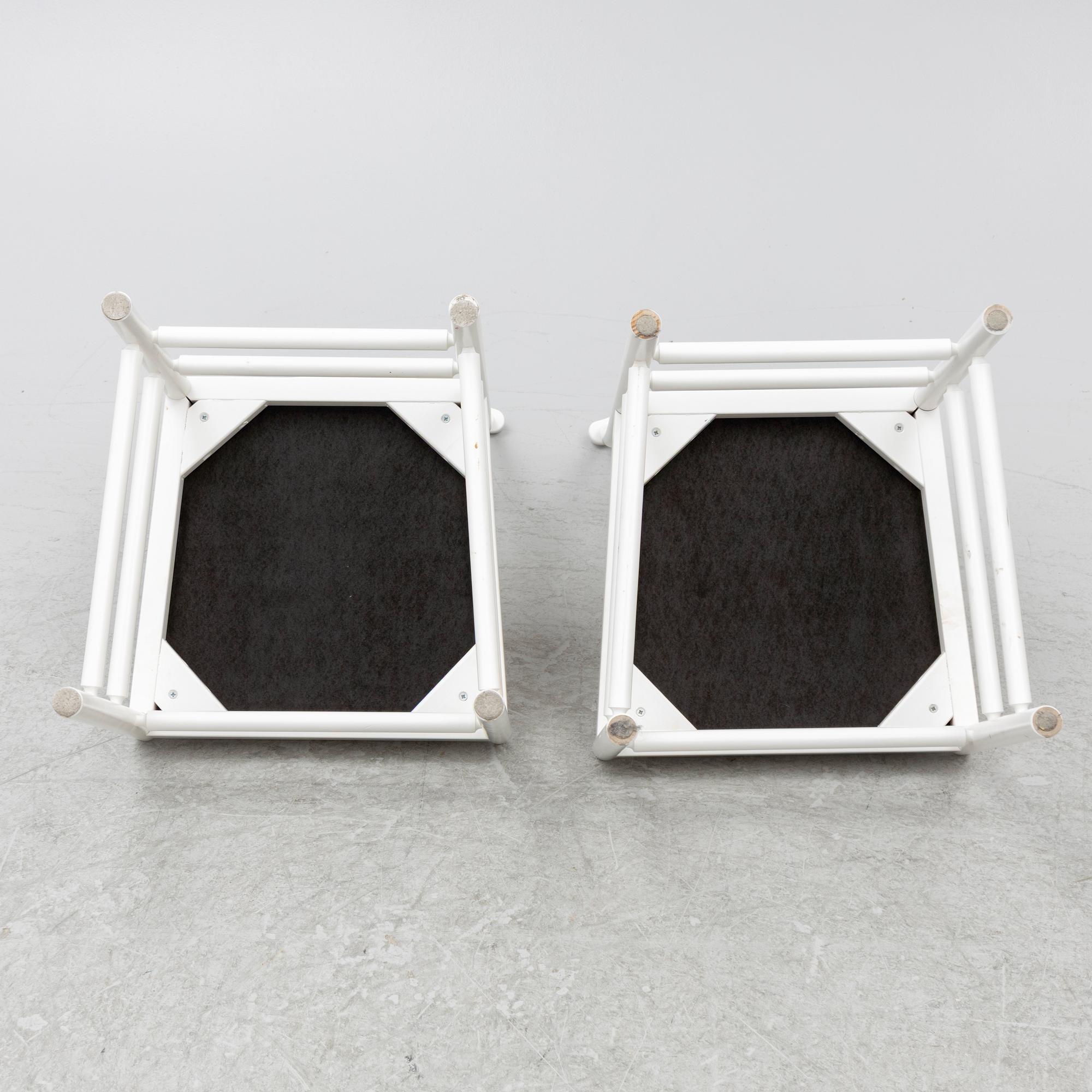 Josef Frank, Chairs, 4 pcs, model B 2025, Svenskt Tenn, after 1985.