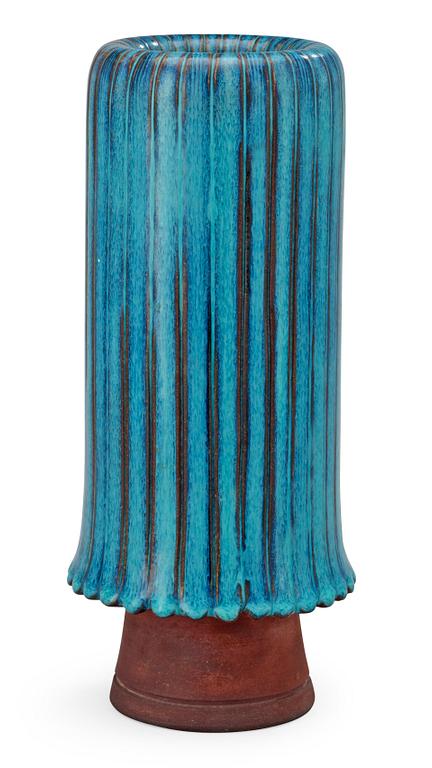 A Wilhelm Kåge Farsta stoneware vase, Gustavsberg Studio, 1950's.