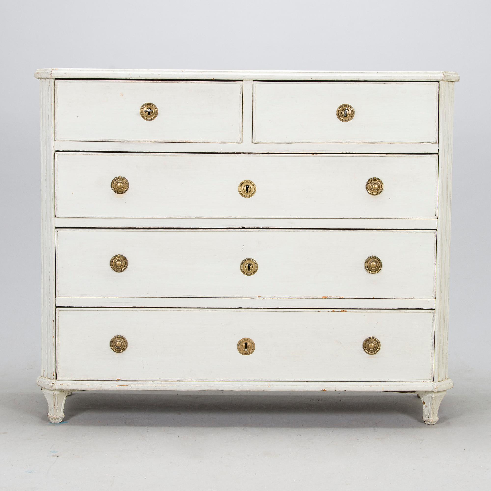 Byrå, gustaviansk, 1700-talets slut.