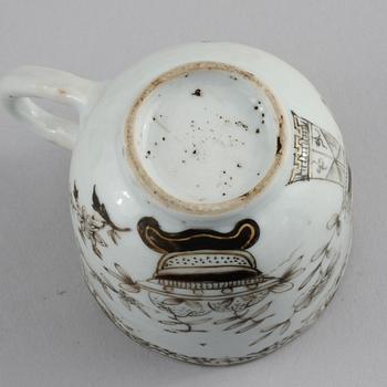 PARTI PORSLIN, 6 delar, Kina, 1700-tal, 1800-tal respektive 1900-tal.