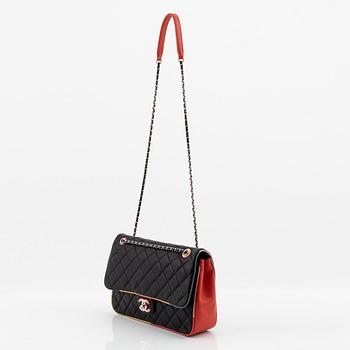 Chanel, a multicolour quilted leather 'Large Flap Bag', 2017.