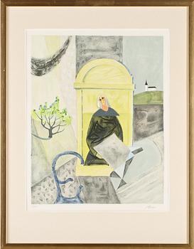 STELLAN MÖRNER, färglitografi, signerad samt numrerad 8/360.