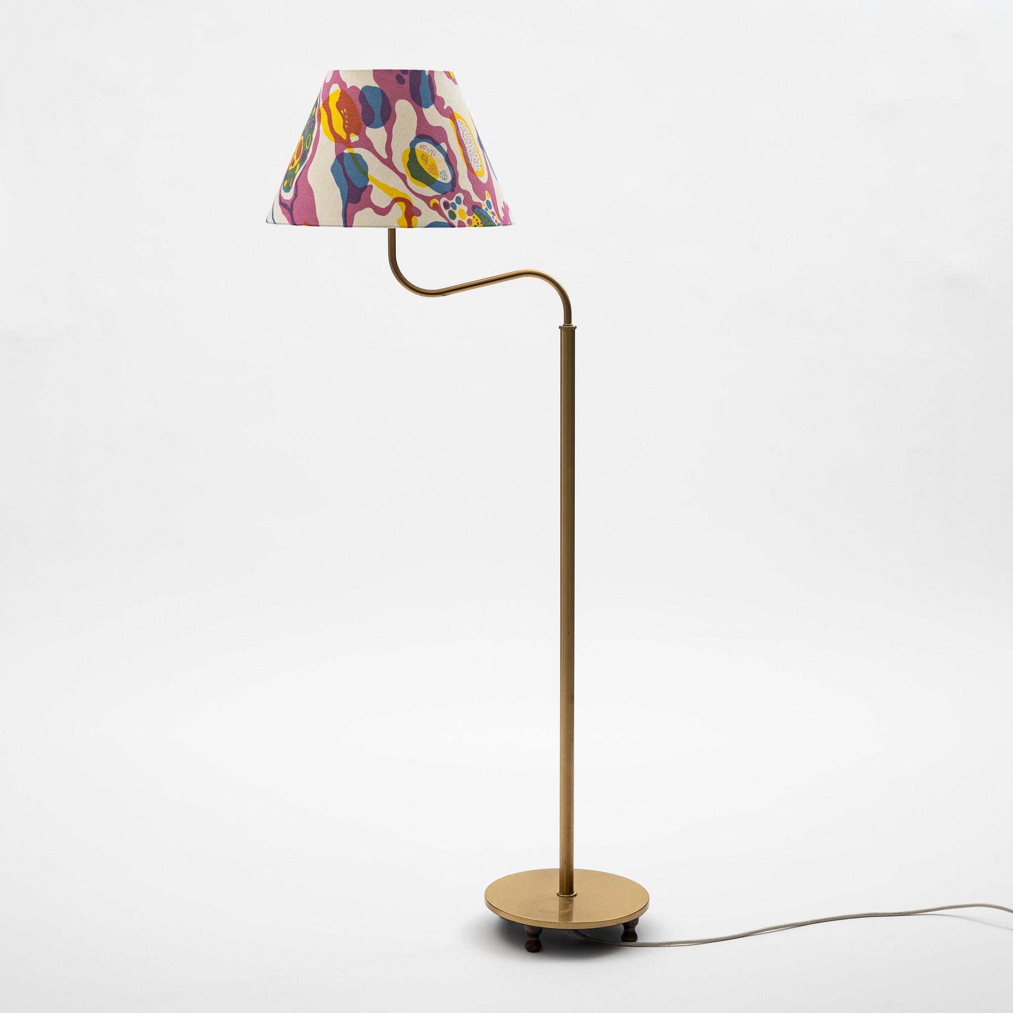 Josef Frank, a model 2568 floor light, Svenskt Tenn, Sweden.