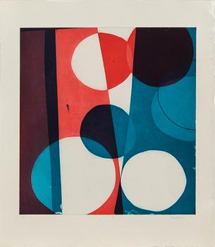 Astrid Sylwan, etsning.